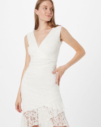 Мини рокля Sistaglam бяло