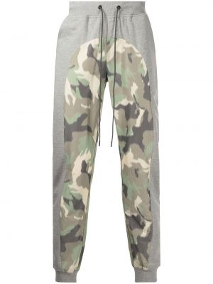Pantaloni con stampa camouflage Mostly Heard Rarely Seen grigio