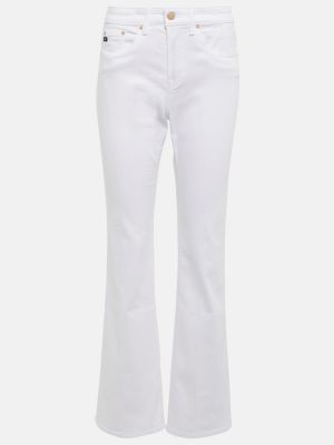 Дънки straight leg Ag Jeans бяло