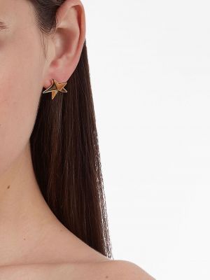 Boucles d'oreilles à imprimé à boucle à motif étoile Ferragamo doré
