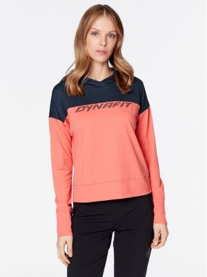 Relaxed fit sportinis džemperis Dynafit oranžinė