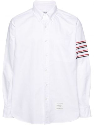 Medvilninė marškiniai Thom Browne balta