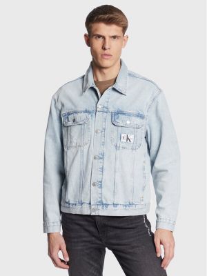 Kabát Calvin Klein Jeans kék