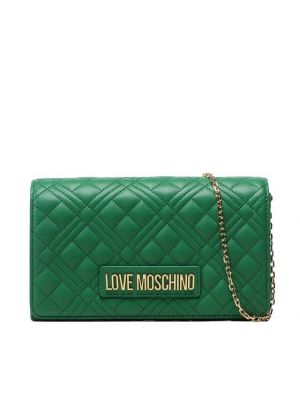 Estélyi táska Love Moschino zöld