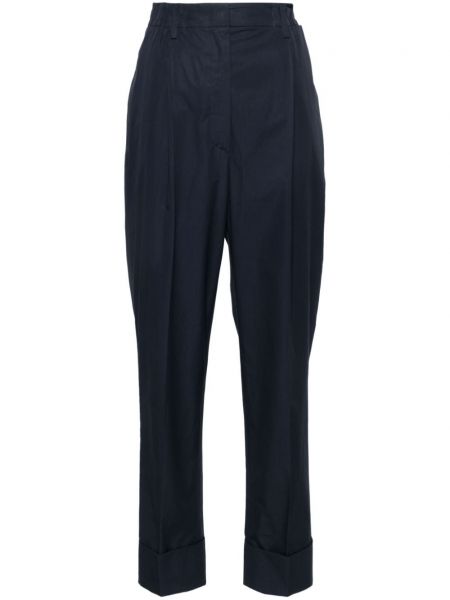 Pantalon plissé Prada bleu