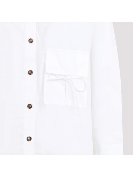 Camisa Ganni blanco