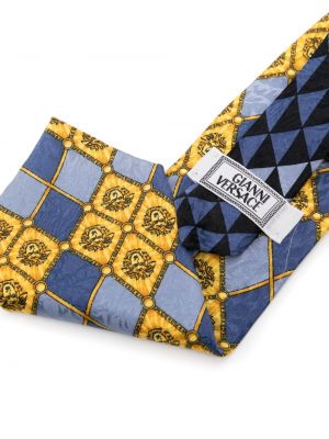 Hedvábná kravata Versace Pre-owned