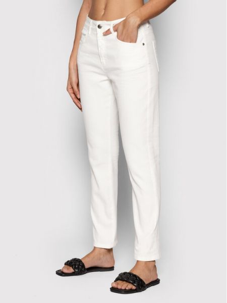 Jeans skinny slim Sisley blanc