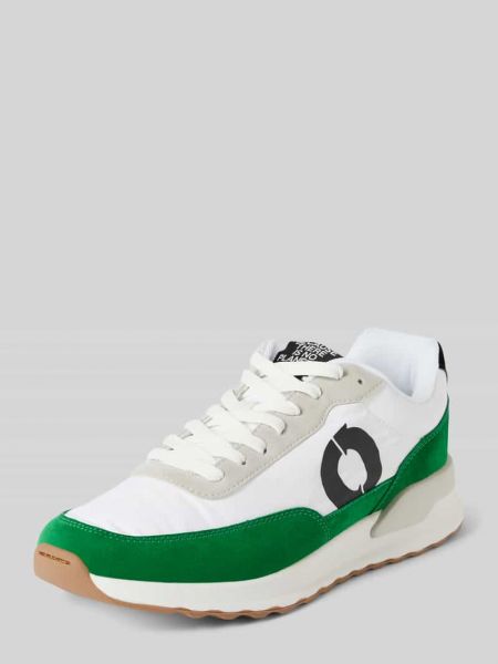 Sneakersy z nadrukiem Ecoalf zielone