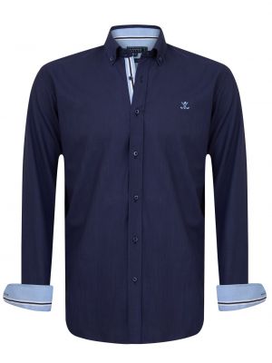 Рубашка на пуговицах стандартного кроя Sir Raymond Tailor Patty, темно-синий