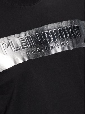 Tričko s kulatým výstřihem Plein Sport černé