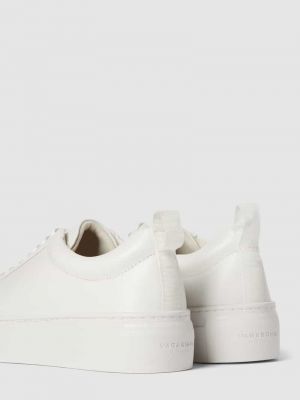 Sneakersy skórzane Vagabond białe