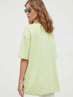 Bavlněné tričko Billabong zelené