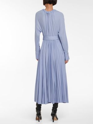 Plisované midi šaty jersey Proenza Schouler modré