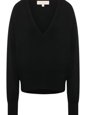Кашемировый шелковый пуловер Yana Dress черный
