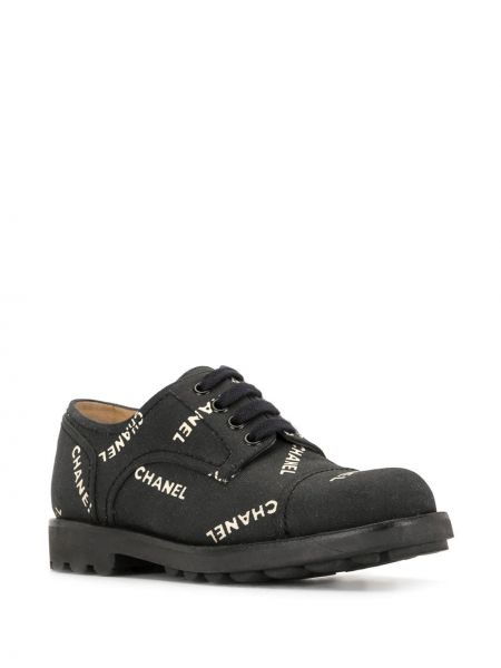 Zapatillas con estampado Chanel Pre-owned negro