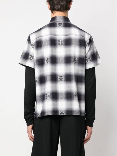 Camicia di cotone a quadri Givenchy