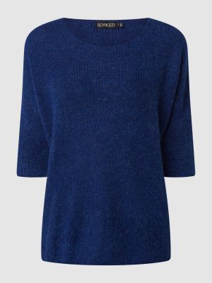 Sweter z alpaki Soaked In Luxury niebieski