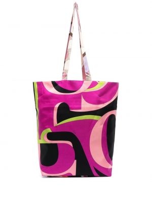 Beidseitig tragbare shopper handtasche Pucci pink