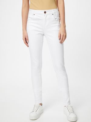 Дънки skinny fit Pulz Jeans бяло