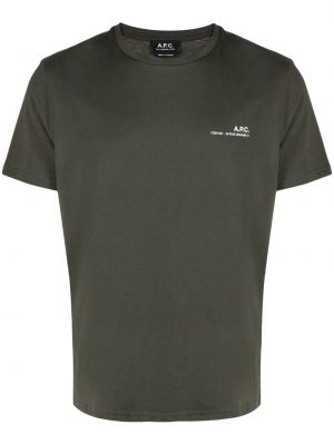 Βαμβακερή μπλούζα με σχέδιο A.p.c.