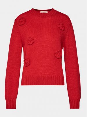 Sweter Kontatto czerwony