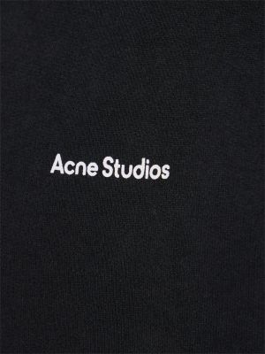 Mikina s kapucí Acne Studios černá