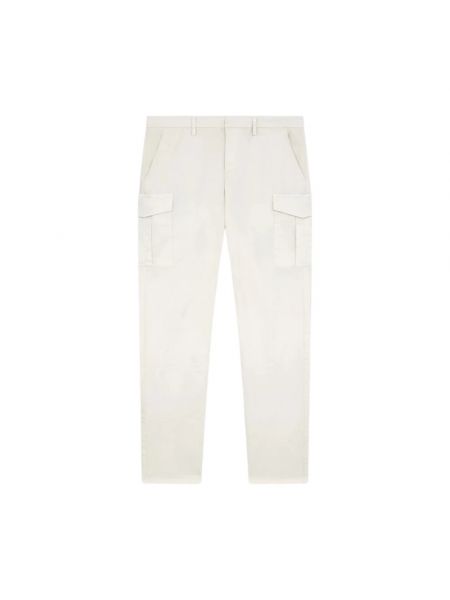 Obcisłe spodnie skinny fit Dondup białe