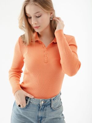 Polo marškinėliai Lafaba oranžinė