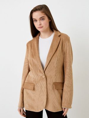 Пиджак Please коричневый