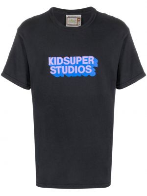 T-shirt aus baumwoll mit print Kidsuper
