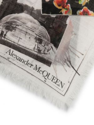 Echarpe à imprimé Alexander Mcqueen