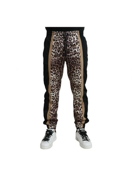 Sporthose mit print mit leopardenmuster Dolce & Gabbana