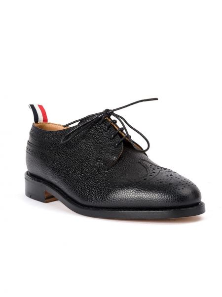Zapatos oxford sin tacón Thom Browne negro