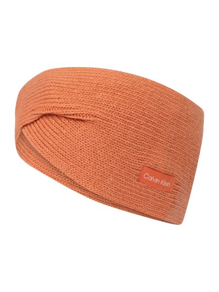 Cappello con visiera Calvin Klein arancione