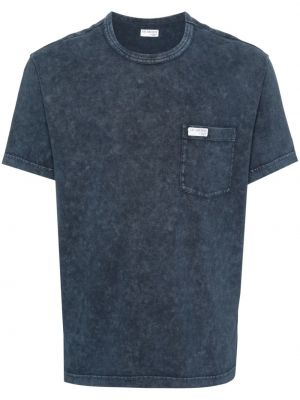 Medvilninis marškinėliai Fay mėlyna