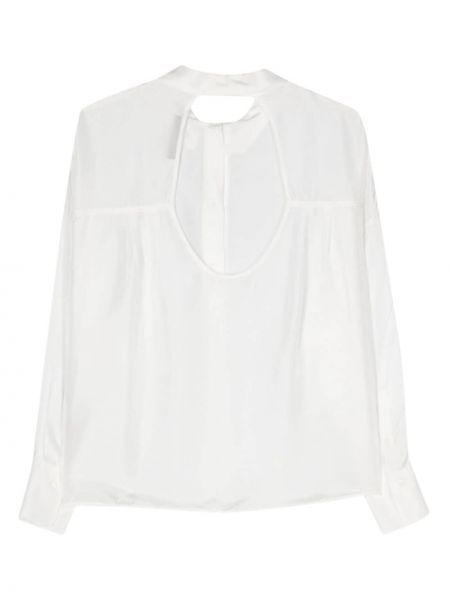 Šilkinė marškiniai Tela balta