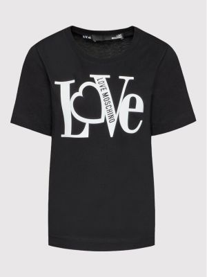 Tričko Love Moschino, černá