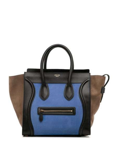 Nákupná taška Céline Pre-owned modrá