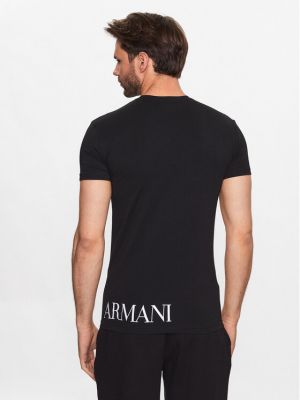 Priliehavé tričko Emporio Armani Underwear čierna