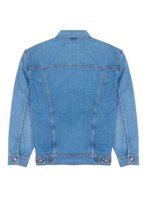 Джинсовая куртка свободного кроя Wrangler синяя