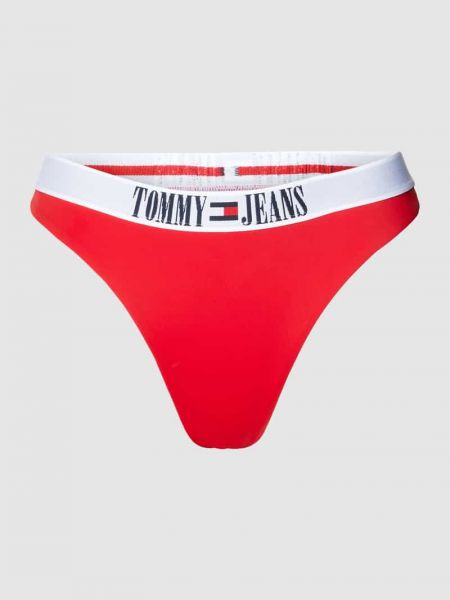 Bikini Tommy Jeans czerwony