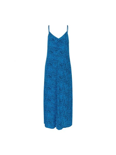 Sukienka długa Gestuz niebieska