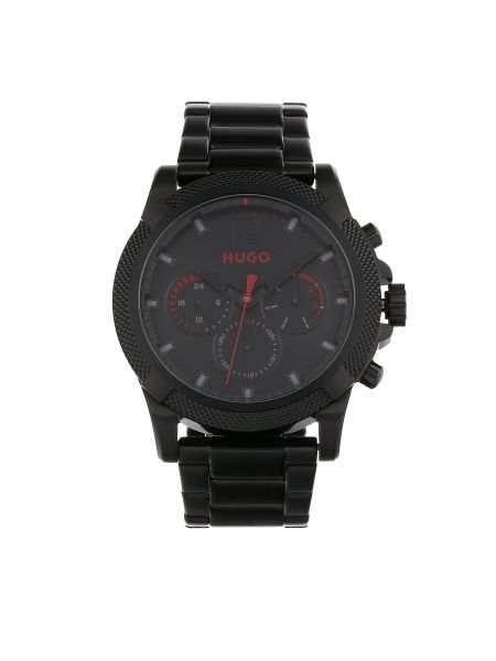 Pολόι Hugo μαύρο
