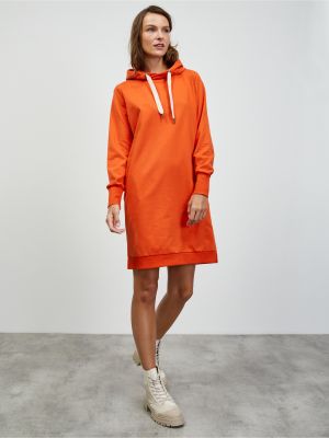 Šaty s kapucí Zoot.lab oranžové