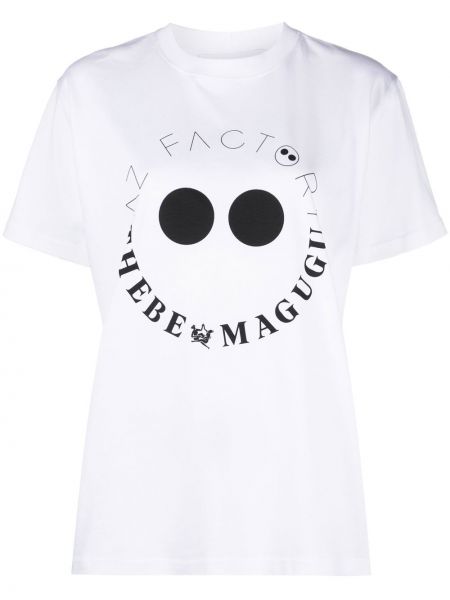 T-shirt di cotone Az Factory By Thebe Magugu bianco