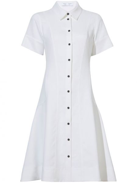 Mini robe avec manches courtes Proenza Schouler White Label blanc