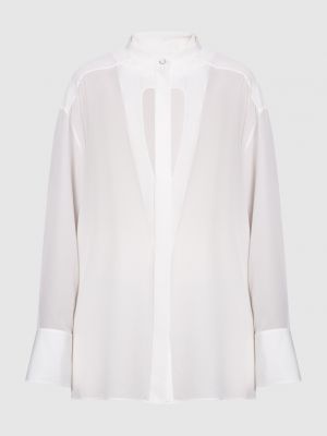 Шелковая блузка Givenchy белая