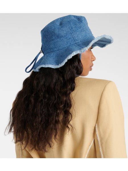 Шляпа Jacquemus синяя