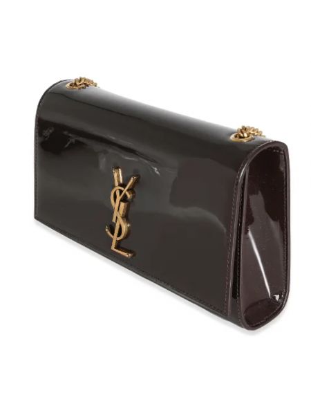 Bolsa de hombro de cuero retro Yves Saint Laurent Vintage
